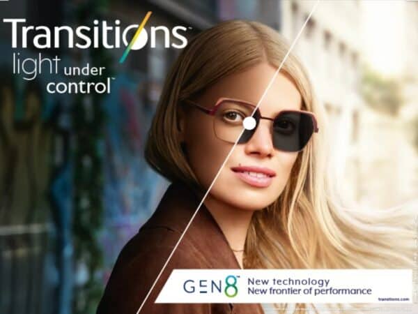Centroptical Ophthalmic Opticians - Frame with Varifocal Trantition lenses including Antiriflexion Antiscratch