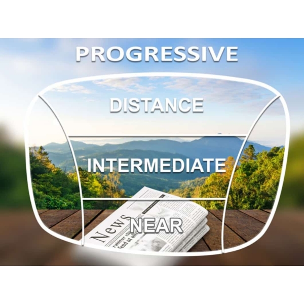 FRAME AND VARIFOCAL LENSES INCLUDING ANTISCRATCH